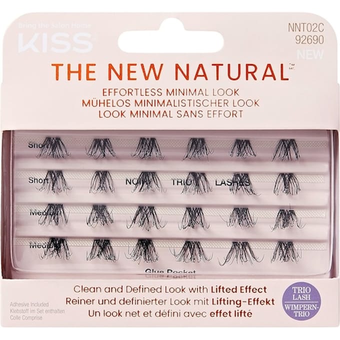 TRIO LASHES NNT02C - Wimpern - Short Medium Lifting, 30 stuks