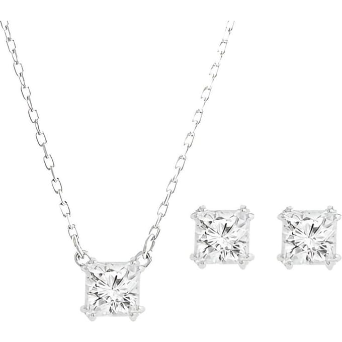 Swarovski Attract Kettingen Dames Zilver 5033022 Silver|F white