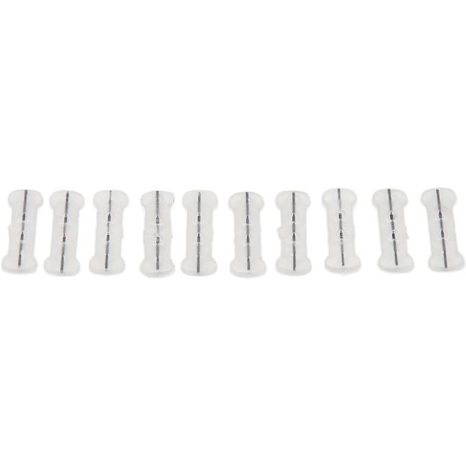 10 pièces Bandes de Correction d'Ongles d'orteil Attelle Élastique Changent la Direction de Croissance Attelle de Correction d'Ongle Incarné 0,6 pouce white