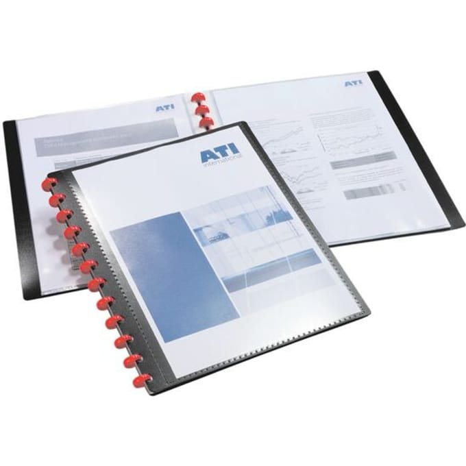 Presentatiemap »Duralook Easy Plus« 12 ringen, A4, rugbreedte 18 mm