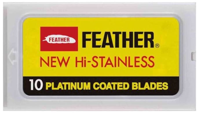 Feather - Double Edge - Scheermesjes - 10 stuks