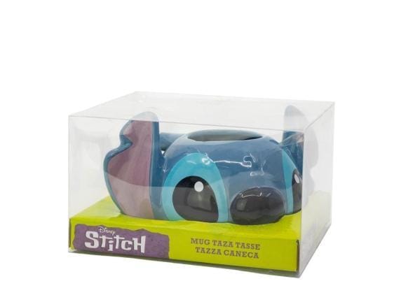 Stor 3d Stitch Keramische Mok In Geschenkdoos 440ml Transparant