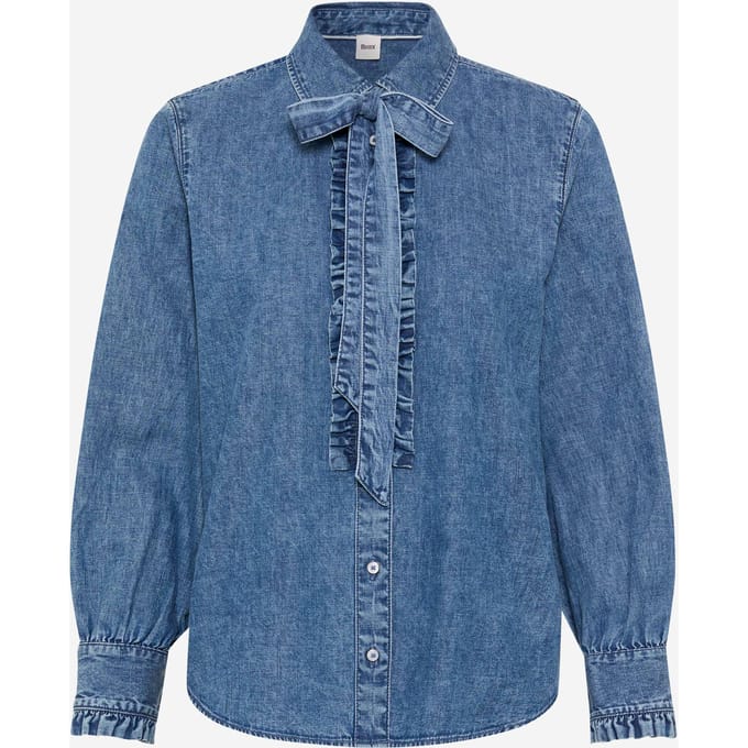 Brax Dames   Style VICTORIA, denim blauw regular, maat 38