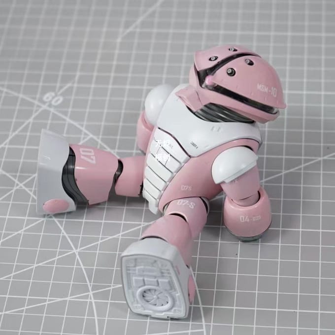 Jms Modèle Hg 1/144 MSM-04 Acguy Modèle d'assemblage de haute qualité Kit Cadeaux Collection de jouets Figurines d'action Modèle de décoration Cadeau pour enfants white