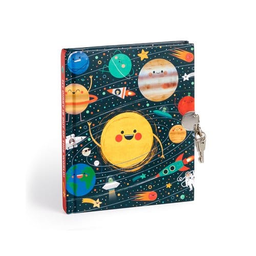Solar System Locked Diary - Mudpuppy