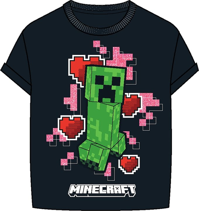 NAME IT - NKFJYRA MINECRAFT SS NREG TOP BOX BFU - Meisjes - T-shirts
