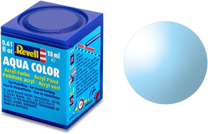Revell Hobbyverf Acrylverf - Aqua #752 Blue - Clear - Acryl - Verf potje - 18 ml
