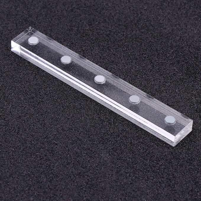 Manicure 5 Stuks Nagellak Tip Houders Magnetisch Schaakbord Display Praktijk Train Stand pink
