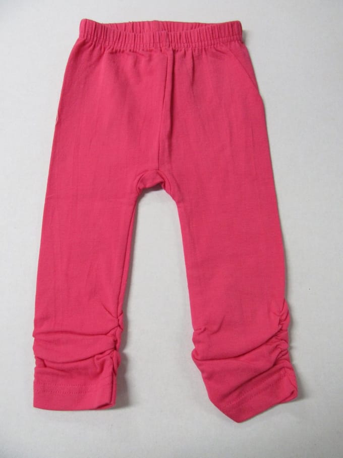 dirkje , meisje, legging,  fuchia , lang , 74 - 9 maand