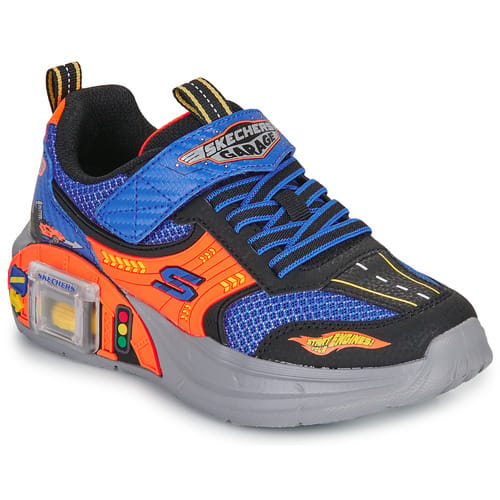 Skechers Garage Klittenband Laag - Blauw - Maat 36