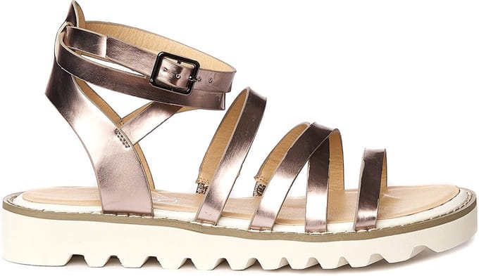 Zilveren sandalen - 40