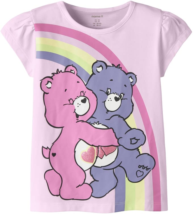 NAME IT - NMFMYMA CAREBEARS SS TOP SKY - Meisjes - T-shirts