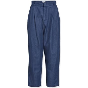 Broek Object Joanna Trousers - Medium Blue Denim