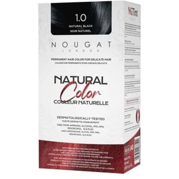 NOUGAT - NGTint Permanent Hair Colour Natural Black 1.0