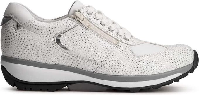 Xsensible 301013 Veterschoen Wit Zilver