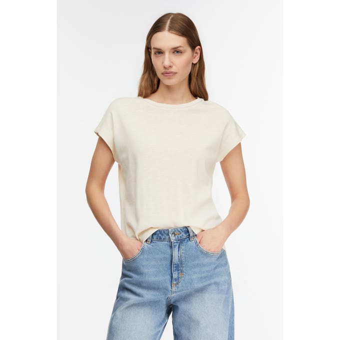 Comma  T-shirts Offwhite Taglia: 46 | Maglie Sportivi Outlet | Donna | Bianco