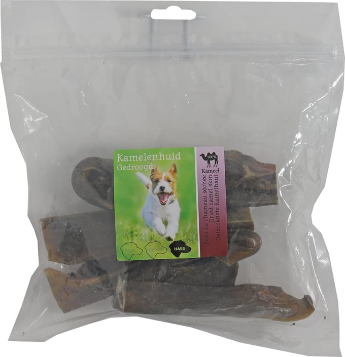 Boon Natuurlijke Hondensnack - Kamelenhuid Gedroogd - 250 gram