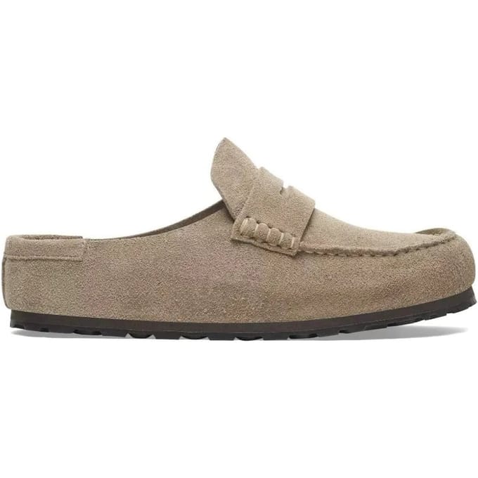 Birkenstock Suede Slippers en Sandalen Dames - Beige - Maat 39 - Suède