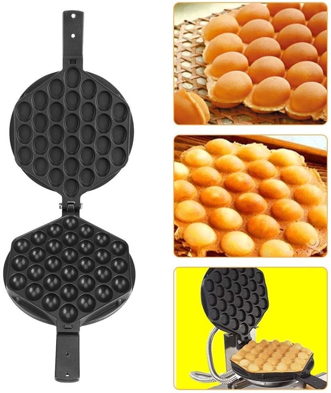 Dailygoody - Wafel Panini Maker - Rvs Nonstick Wafelmaker - Voor