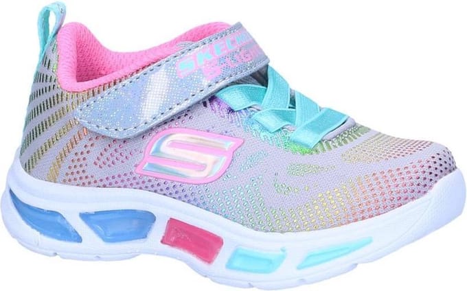 Grijze Sneakers Skechers Litebeams