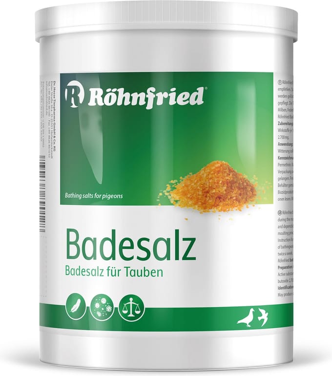 Rohnfried Badzout met insecticide 1kg - voor postduiven