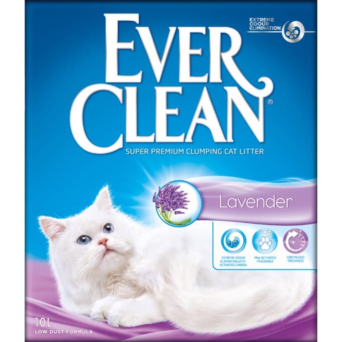 2x10L Lavendel Ever Clean Katttenbakvulling Klonterend