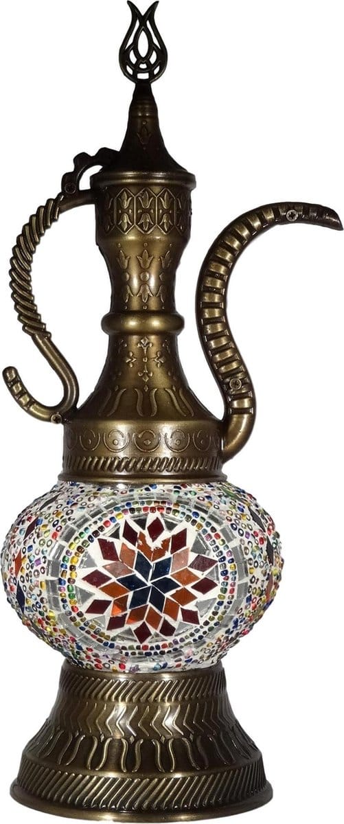Oosterse mozaïek tafellamp (Turkse Ibrik)  ø 13 cm