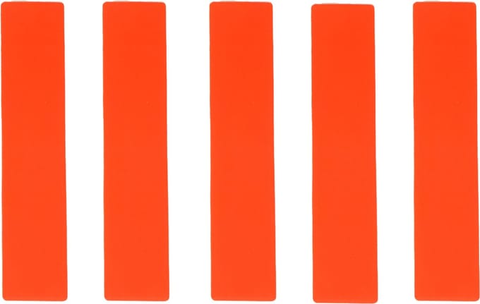 MDsport - Markeerlijnen set van 5 - Rood - Markeerstreep - Vloermarkering
