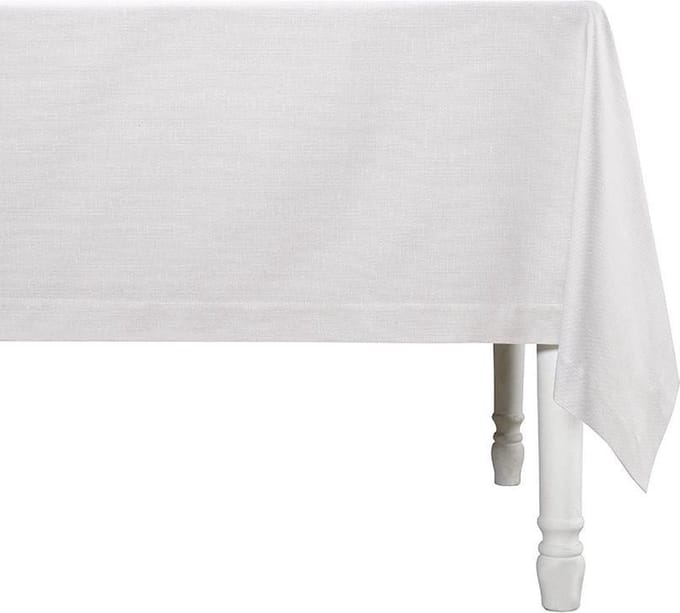 De Witte Lietaer Tafellaken, Sonora Parelwit - 140 x 250 cm - 100% Katoen