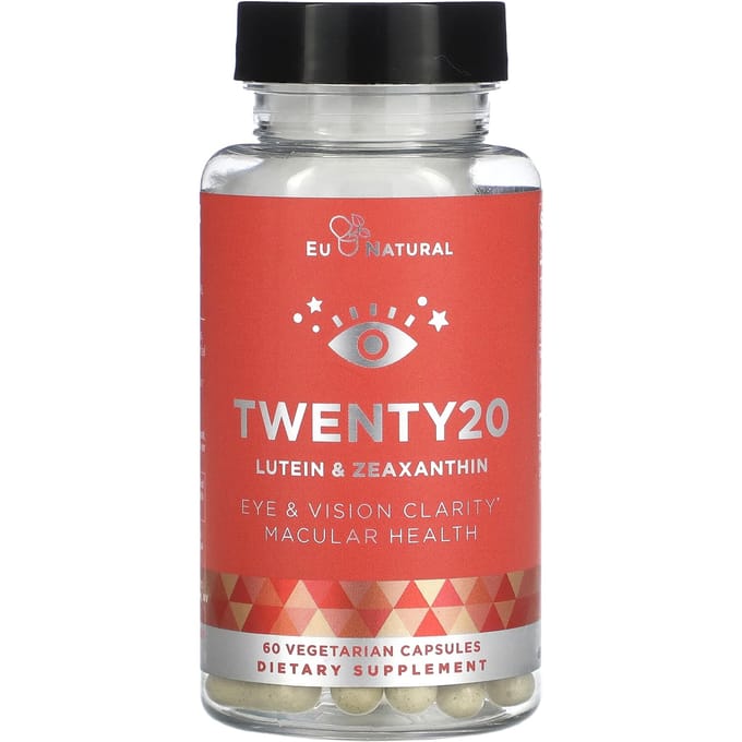 Eu Natural, Tlenty20, Luteïne & Zeaxanthine, 60 Plantaardige Capsules