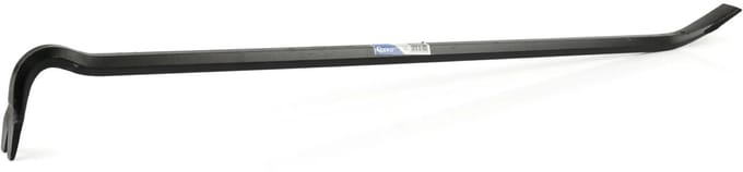 GEKO Breekijzer - 800mm - Stalen Staaf - Gebogen Tip 100° - Spijker Verwijderen