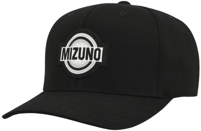 Mizuno Patch Snapback Golfcap - Zwart