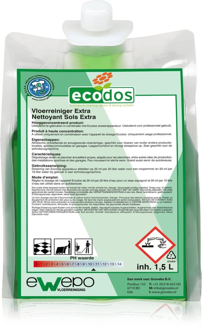 Ewepo Ecodos Easy vloer extra 2x1,5 L.