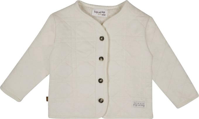 Frogs and Dogs - Smile Gewatteerde Jas Kinderen | Beige - Katoen/Polyester - Maat 92