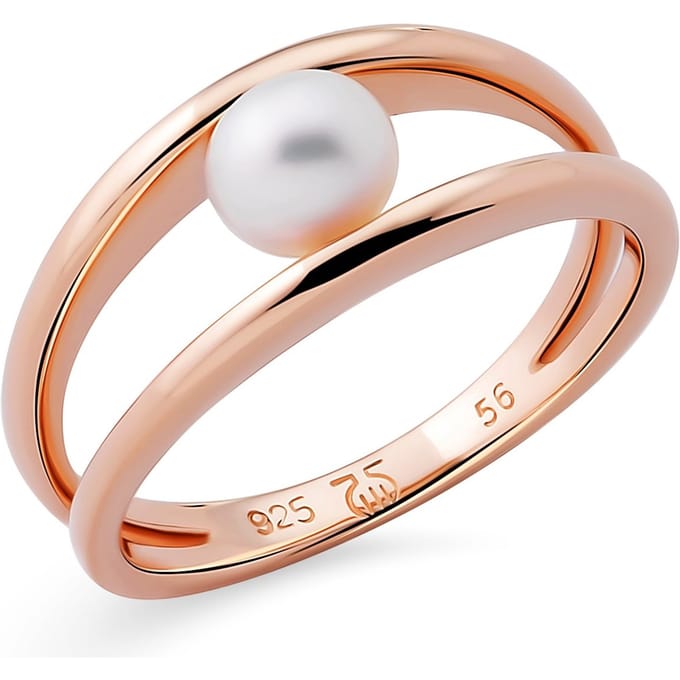 Orphelia Dames 925 Sterling Zilveren Ring - Roze ZR-7509