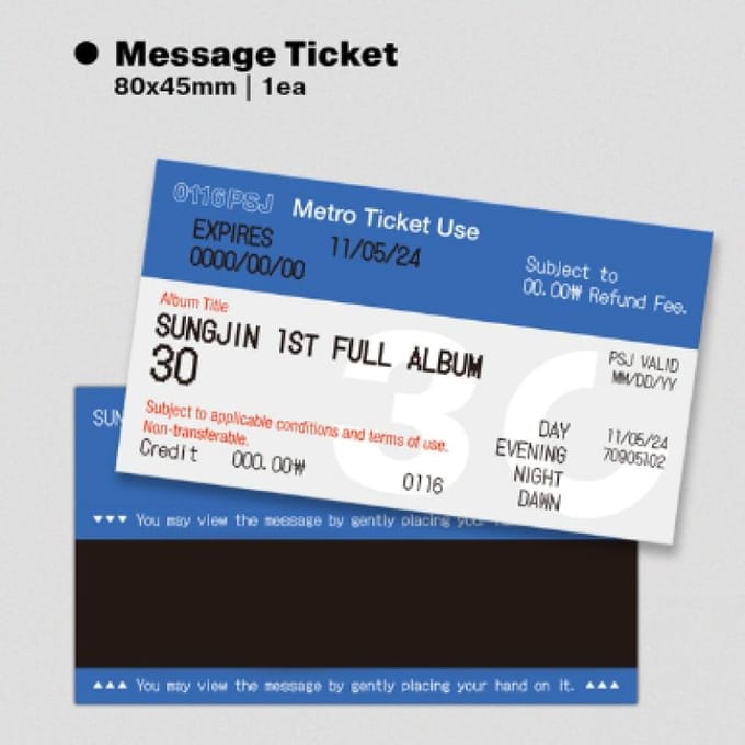 SUNGJIN - 30 (Platformalbum ver.) black