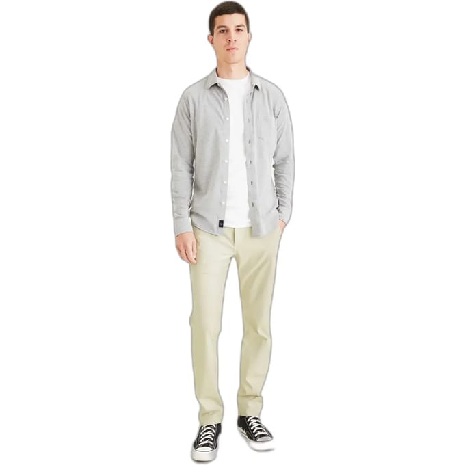 Dockers Supreme Flex Skinny Broek Beige 33 / 34 Man