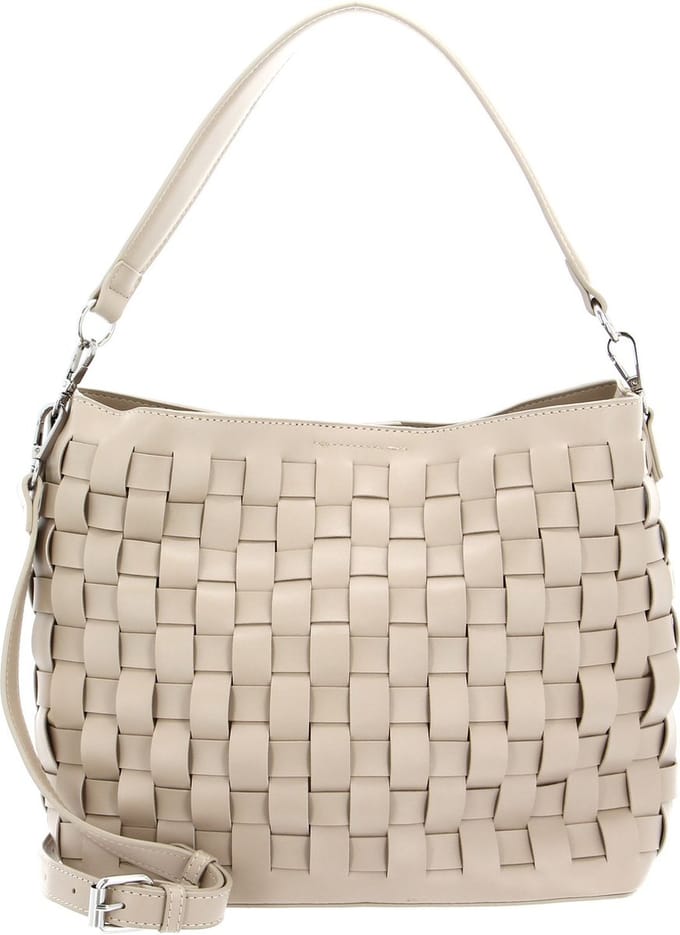 SEIDENFELT MANUFAKTUR Schoudertas Malilla Hobo Bag Sandy Taupe Beige