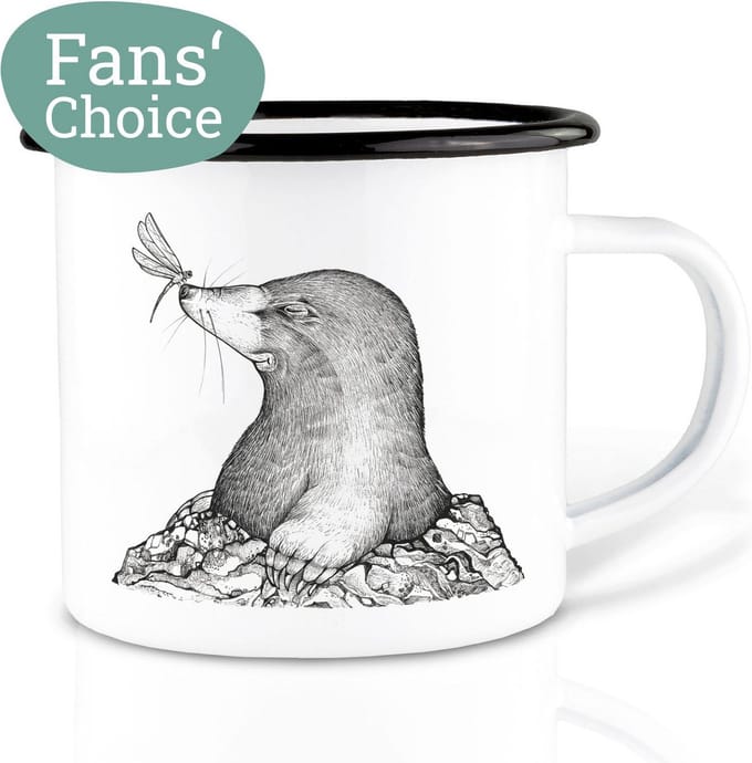 Mok emaille - mol en libelle - Ligarti