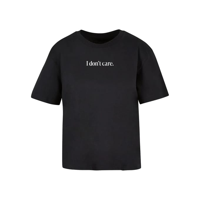 Dames-T-shirt Miss Tee I Don´t Care