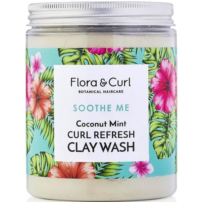 Anti-hairloss Cream Flora & Curl Soothe Me Mint Coconut Clay Refreshing 260 g