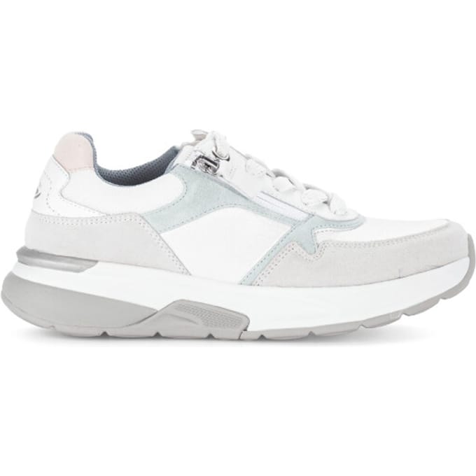Gabor Gabor Rollingsoft Sneakers wit Suéde
