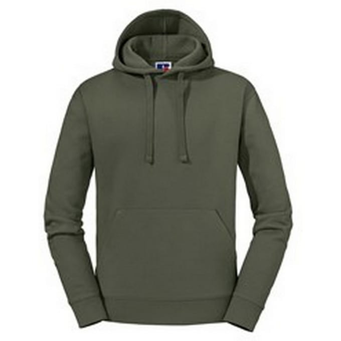Russell Heren Authentieke Hoodie (Olijf)