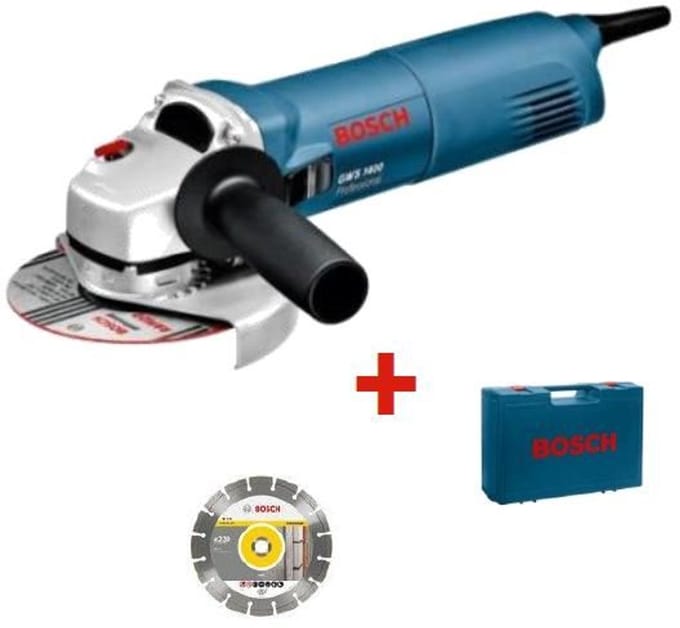 Bosch Professional VINKELSLIBER GWS 1400 M/DIAMANTSKIVE