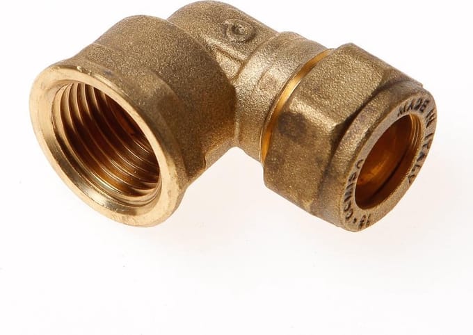 Installatiebranche Kniekoppeling binnendraads knel 1/2" x 15mm
