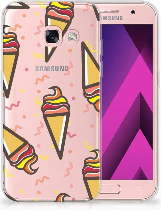 Samsung Galaxy A3 2017 Siliconen Case Icecream