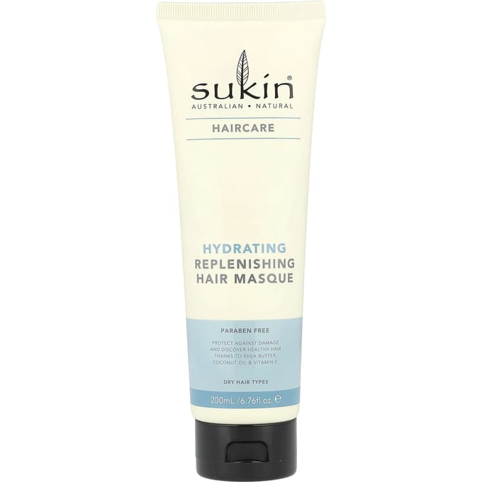 Soin capillaire, Masque capillaire hydratant et régénérant, Types de cheveux secs, 6,76 fl oz (200ml) white