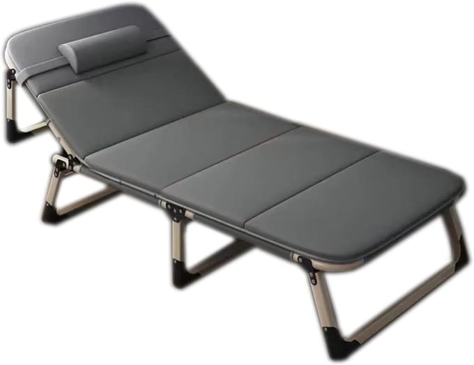Opklapbed - Fauteuil Bed - Kantoor Dutje - Draagbaar en Ruimtebesparend - 75x190CM