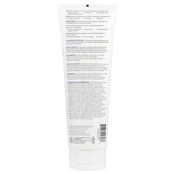 The Honest Company, Lotion Visage + Bébé Vraiment Apaisante, Lavande, 8,5 fl oz (250 ml) white