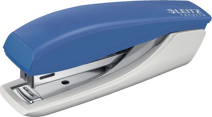 Nietmachine Leitz Nexxt Recycle mini 10 vel blauw | 24 stuks